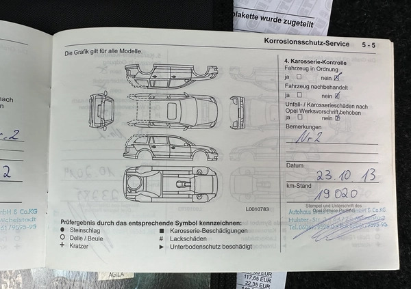 Opel Agila cena 15900 przebieg: 158832, rok produkcji 2008 z Góra małe 742